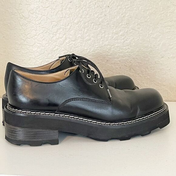 Gabriela Hearst Tera Brogue, size 37/7 black leather - Picture 13 of 15